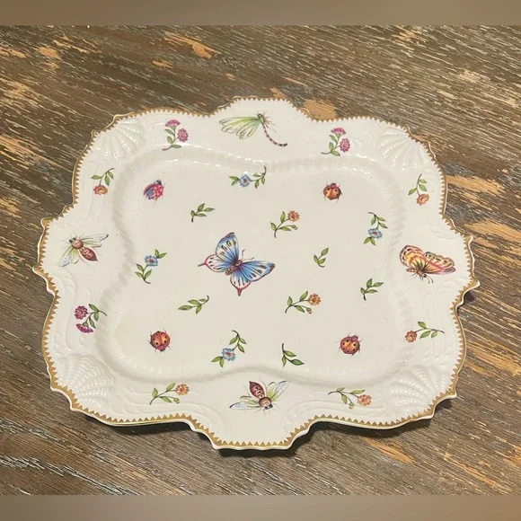 I. Godinger & Co. "Primavera" square plate - Picture 2 of 4